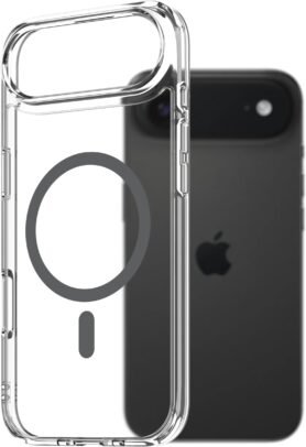 AlzaGuard Crystal Clear TPU Case Compatible with Magsafe pro iPhone Air - šedý