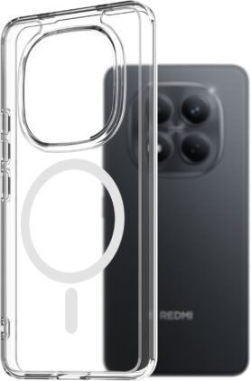 AlzaGuard Crystal Clear TPU Case Compatible with Magsafe pro Xiaomi Redmi Note 15 Pro 4G