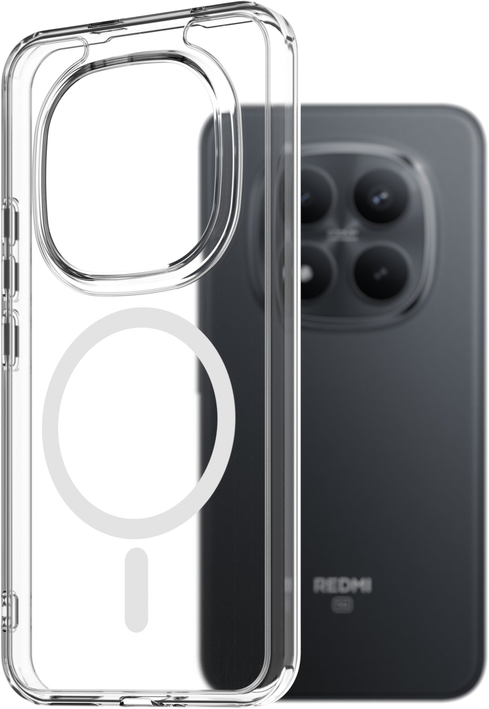 AlzaGuard Crystal Clear TPU Case Compatible with Magsafe pro Xiaomi Redmi Note 15 Pro+