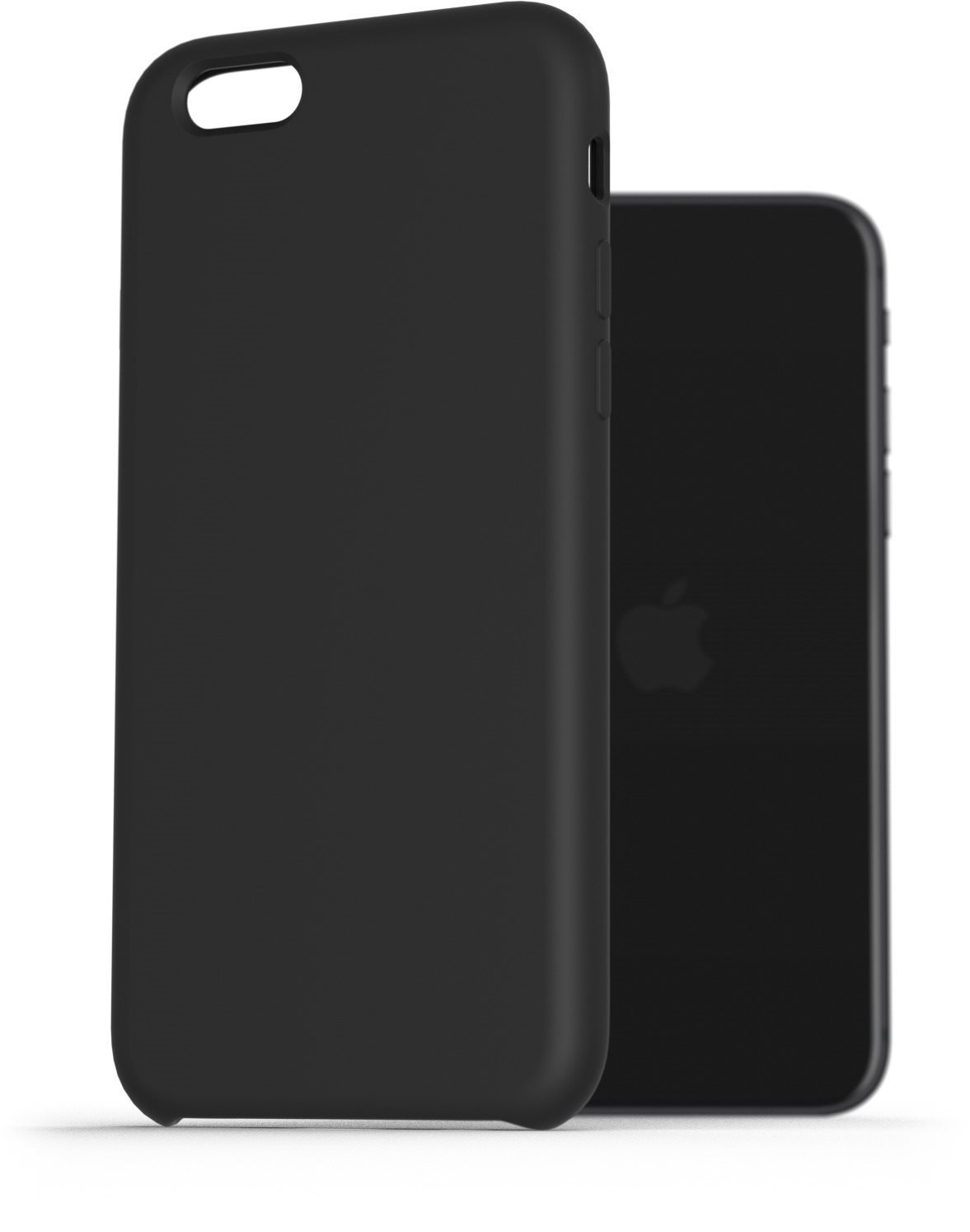AlzaGuard Premium Liquid Silicone Case pro iPhone 7 / 8 / SE 2020 / SE 2022 černé