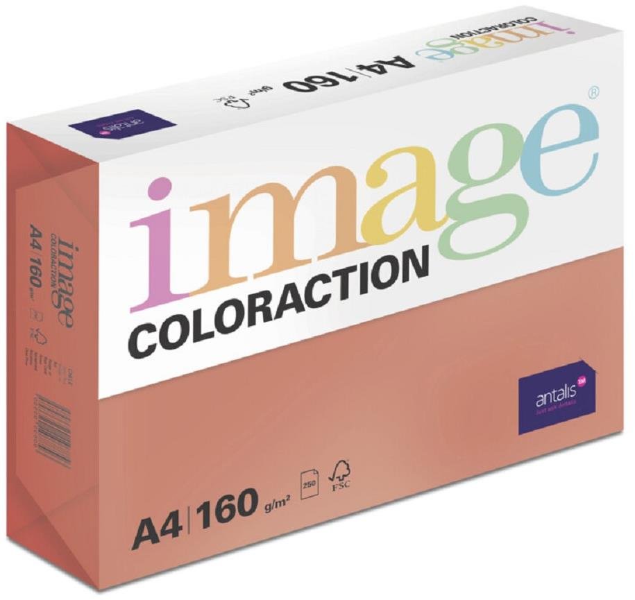 Antalis Barevný papír Chile / jahodově červený A4 / 160 g / 250 ks