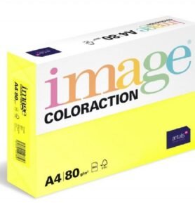 Antalis Barevný papír Canary / středně žlutý A4 / 80 g / 500 ks