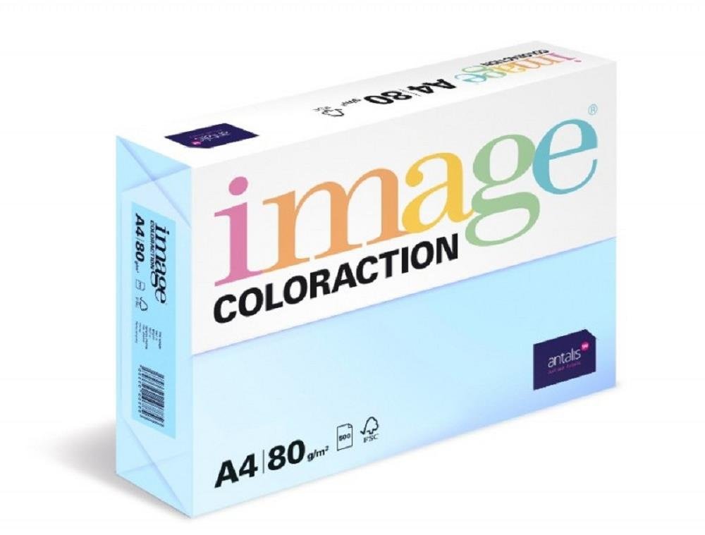 Antalis Barevný papír Lagoon / pastelově světle modrý A4 / 80 g / 500 ks