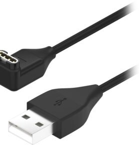 AlzaPower "L" nabíjecí/datový kabel s opletem pro Garmin Fenix, Vívoactive, Venu, Forerunner – 1m