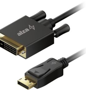 AlzaPower Core DisplayPort na DVI-D FullHD 2m černý