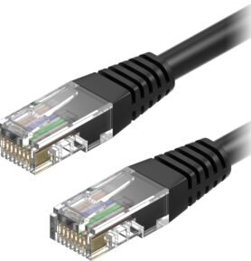 AlzaPower Patch CAT5E UTP 0.25m černý