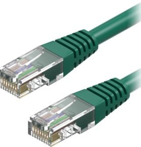 AlzaPower Patch CAT5E UTP 1m zelený