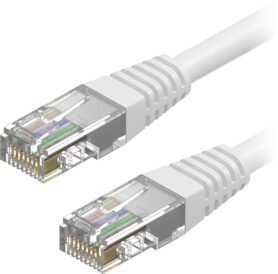 AlzaPower Patch CAT5E UTP 0.5m bílý