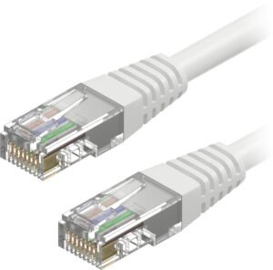 AlzaPower Patch CAT5E UTP 0.5m bílý