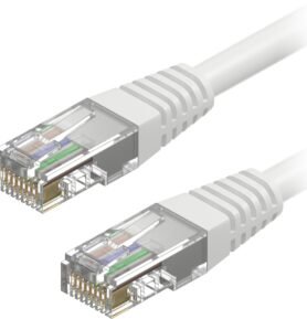 AlzaPower Patch CAT5E UTP 3m bílý