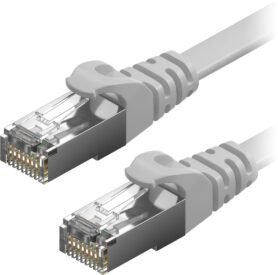 AlzaPower Patch CAT6 FTP Flat 1m šedý