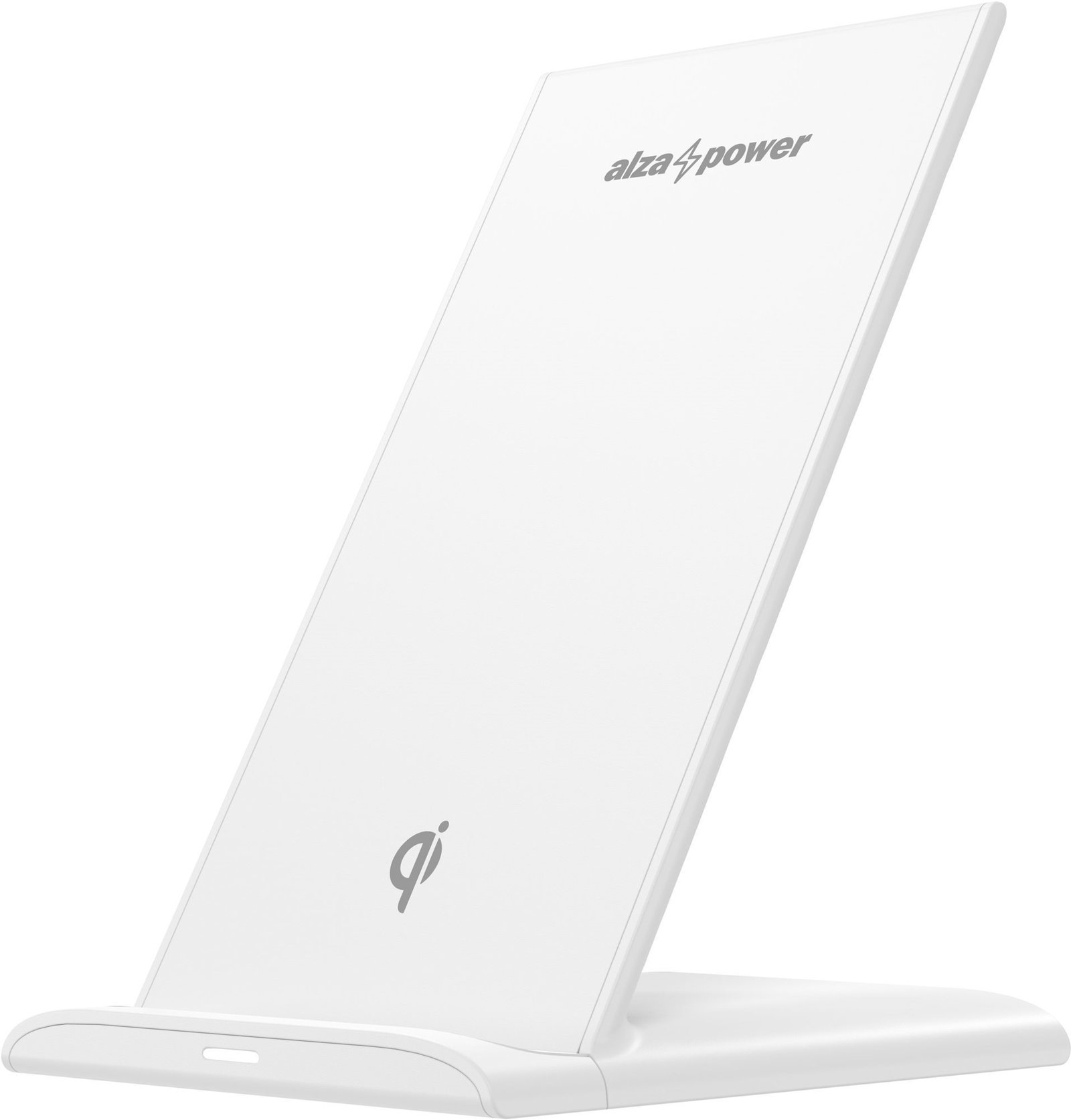 AlzaPower WF220 Wireless Fast Charger bílá