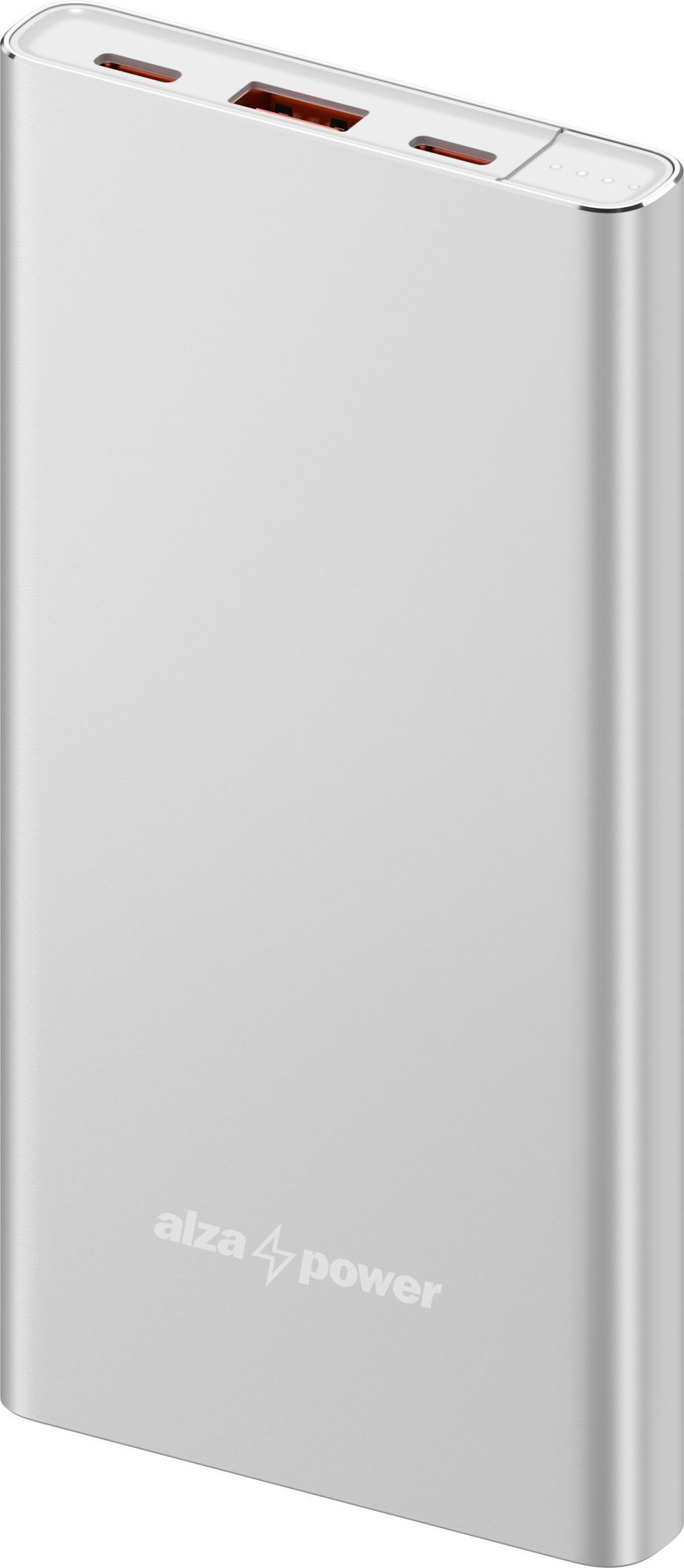 AlzaPower Metal Gen2 10000mAh Power Delivery (22,5W) stříbrná