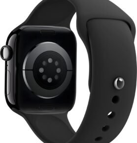 Eternico Essential pro Apple Watch 44mm / 45mm / 46mm / Ultra 49mm solid black velikost M-L