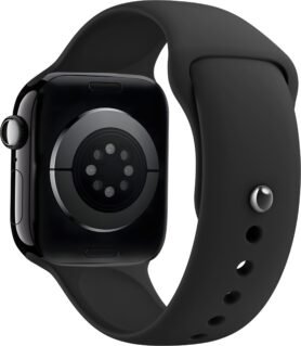 Eternico Essential pro Apple Watch 38mm / 40mm / 41mm / 42mm solid black velikost S-M