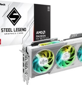ASROCK Radeon RX 9070 XT Steel Legend 16G