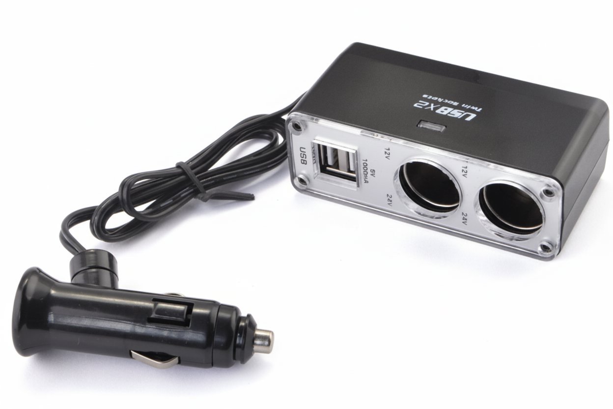 PREXIM Rozdvojka s 2 USB 12/24V