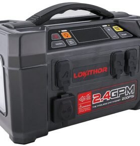 LOKITHOR Startovací zdroj s kompresorem a čerpadlem AW401, 12V, 2500A, 74Wh
