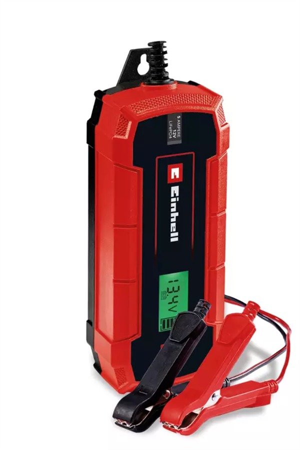 EINHELL Nabíječka autobaterií CE-BC 5 M LiFePO4, s mikroprocesorem a krytím IP65