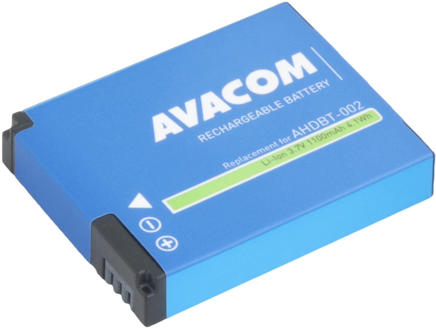 AVACOM GoPro AHDBT - 001, AHDBT - 002 Li-Ion 3.7 V, 1100 mAh, 4.1 Wh