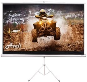 AVELI, mobilní stativ, 92", (16:9)