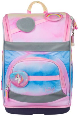 BAAGL Školní aktovka Zippy plus Rainbow Unicorn