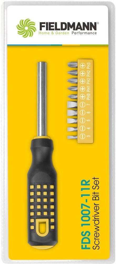 FIELDMANN Sada bitů se šroubovákem 11 ks FDS 1007-11R