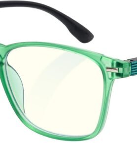 GLASSA Blue Light Blocking Glasses PCG 029, +2,00 dio, černo zelené