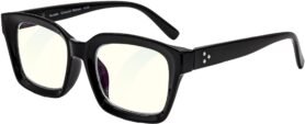 GLASSA Blue Light Blocking Glasses PCG 014, +3,00 dio, černé