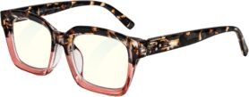 GLASSA Blue Light Blocking Glasses PCG 014, +2,50 dio, červený vzor