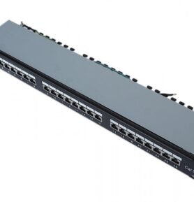 CTnet Patch panel 24 port FTP cat.6, 1U
