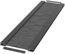 CONTEG DP-KP-KAR6 - kartáčová průchodka, 500 × 110 mm, 2× kartáč, 2× lemovka