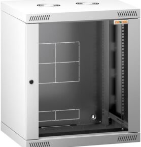Conteg RQN-12-60/45 - 19" nástěnný rozvaděč 12U, 572 × 450 mm, šedý