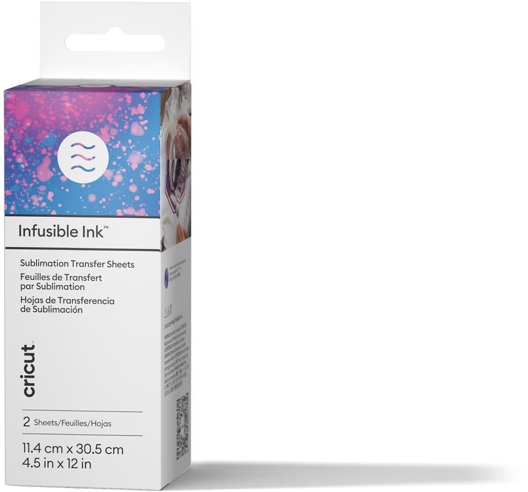 Cricut Infusible Ink Transfer Sheets 2-pack (Watercolor Splash) - ideal size for MugPress