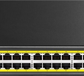 CUDY 24-Port Gigabit Light Managed PoE+ Switch with 2 GbE and 2 Combo Ports
