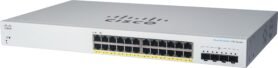 CISCO CBS220 Smart 24-port GE, Full PoE, 4x1G SFP
