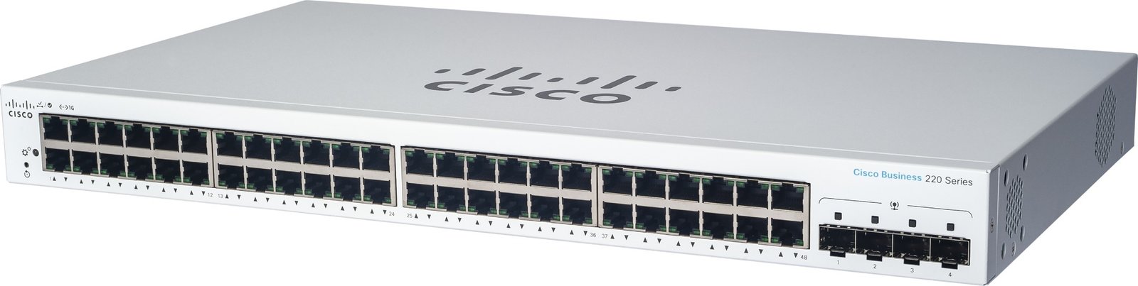 CISCO CBS220 Smart 48-port GE, PoE, 4x10G SFP+