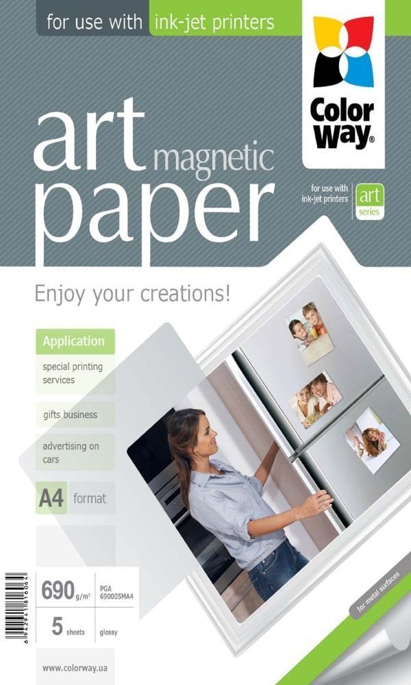 ColorWay ART glossy magnetic A4 5ks