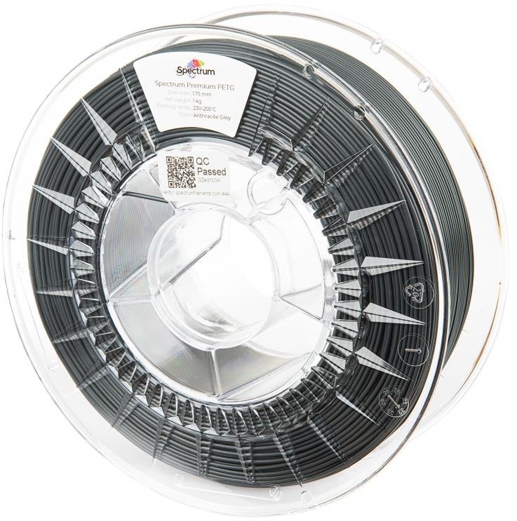 Filament Spectrum Premium PET-G 1.75mm Anthracite Grey 1kg