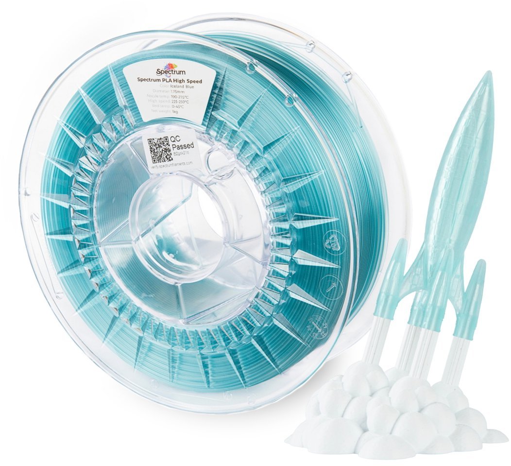 Filament Spectrum PLA High Speed 1.75mm Iceland Blue 1kg