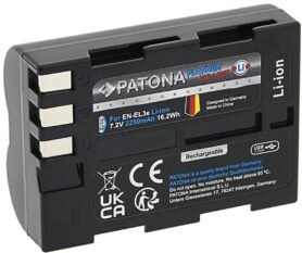 PATONA baterie pro Nikon EN-EL3E 2250mAh Li-Ion Platinum USB-C nabíjení