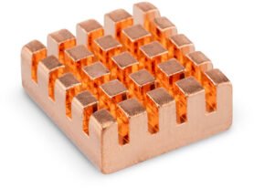 DLTECH Měděný heatsink, chladič 13 × 12 × 5 mm
