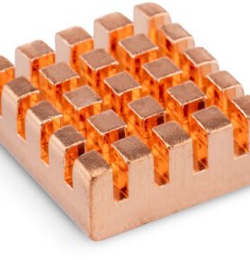DLTECH Měděný heatsink, chladič 13 × 12 × 5 mm