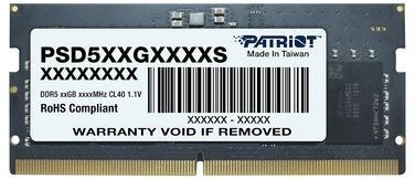 Patriot Signature Line SO-DIMM 8GB DDR5 5600MT/s CL46