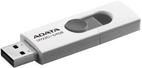 ADATA UV220 64GB, bílo-šedá