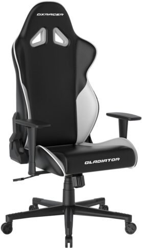 DXRACER GLADIATOR černo-bílá