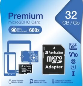 Verbatim MicroSDHC 32GB Premium + SD adaptér