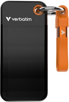 VERBATIM Pocket SSD 1TB černá/oranžová