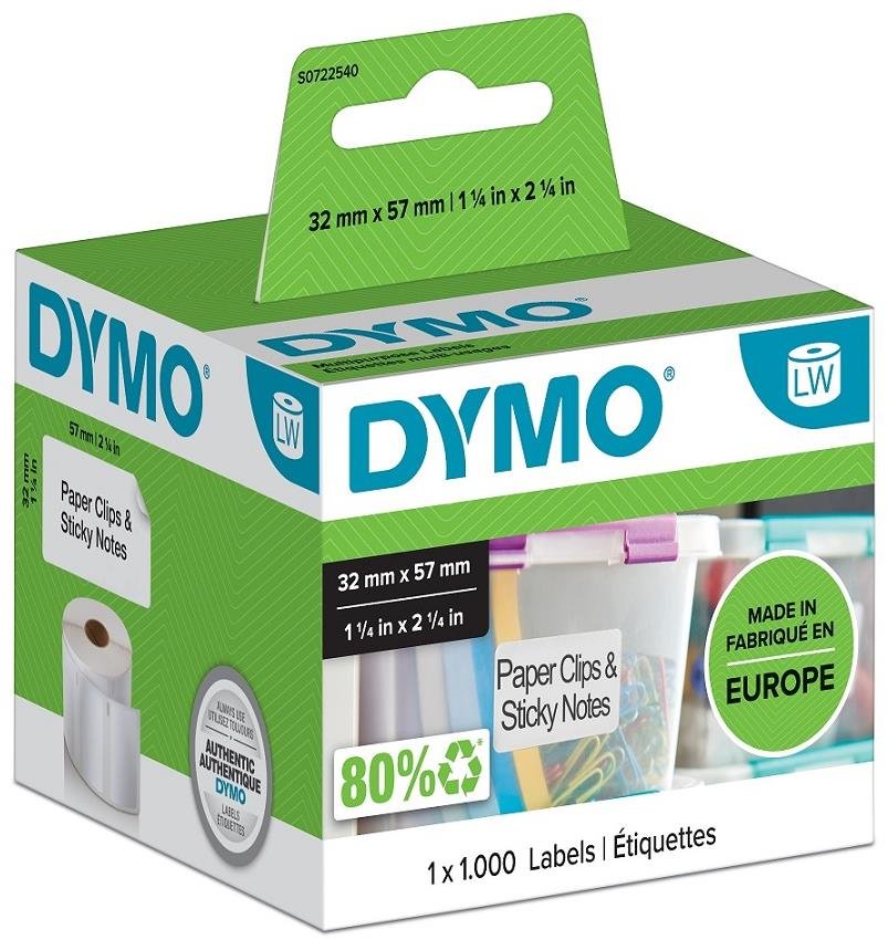 Dymo LabelWriter štítky 57 × 32 mm, 1000 ks