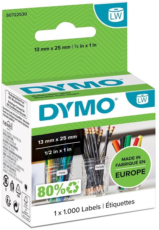 Dymo LabelWriter štítky 25 × 13 mm, 1000 ks